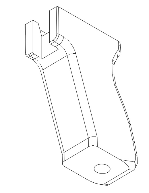 TOZ106 グリップ 3Dモデル