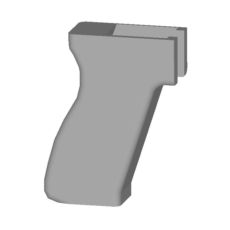 TOZ106 グリップ 3Dモデル