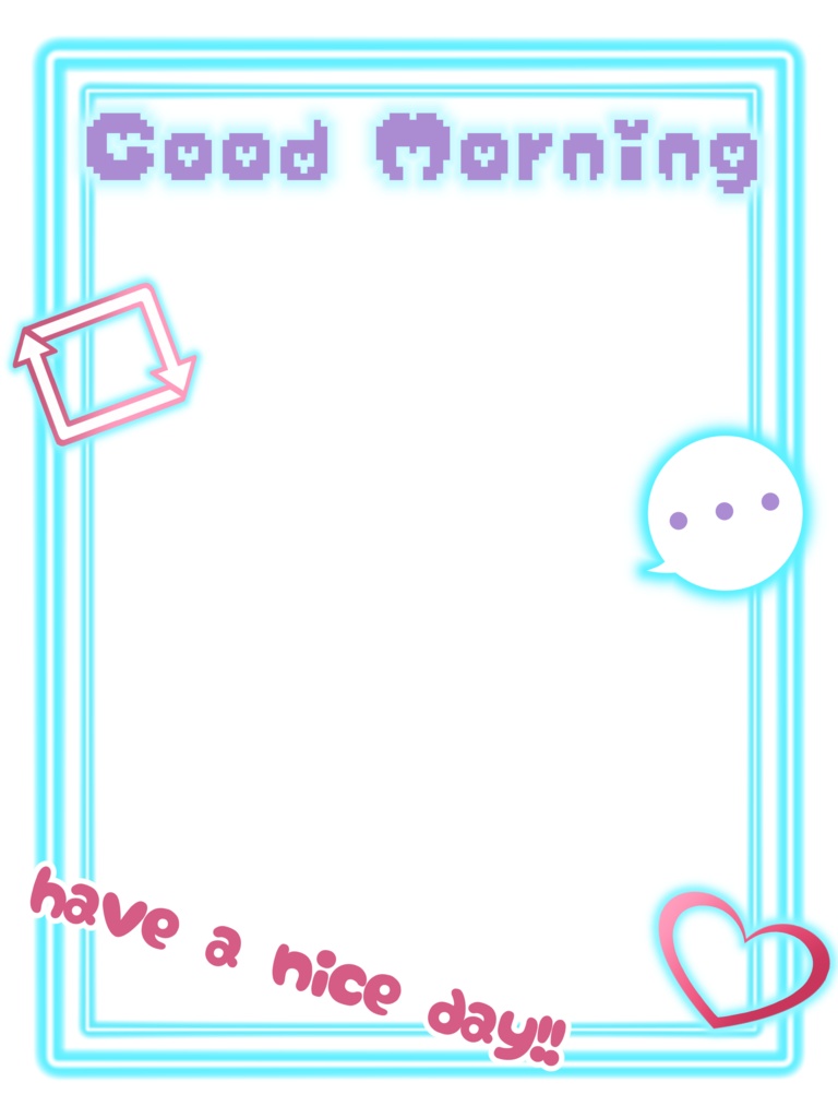 おはようVTuber素材 おはようVライバー素材 無料素材