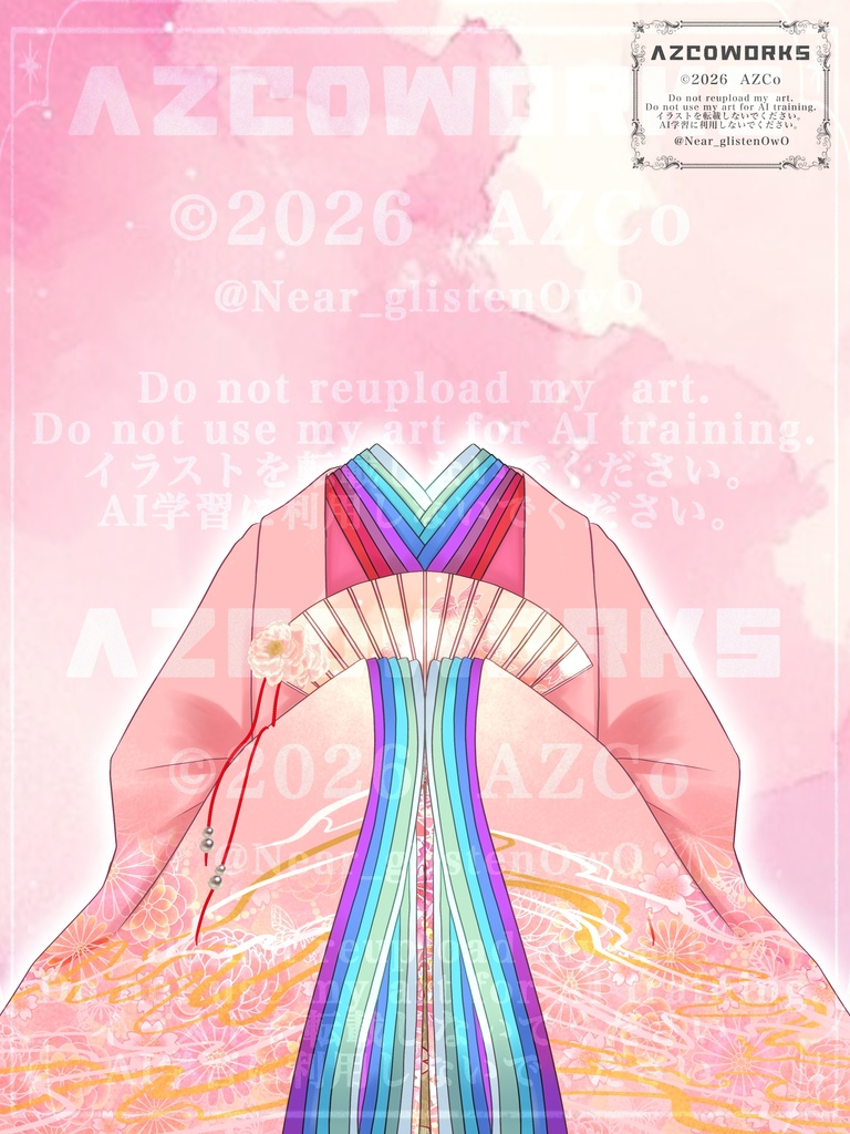 雛祭りイラスト素材 ５色展開 VTuber･Vライバー素材 フリー素材 ひな祭り 雛祭り(透過素材)