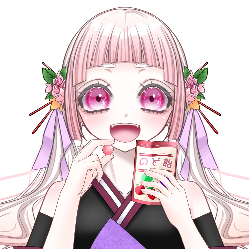 のど飴を持つ手の素材✨ おはようVTuber/おはようVライバー/おはようVTuber素材/おはようVライバー素材/VTuber素材/Vライバー素材(透過素材)