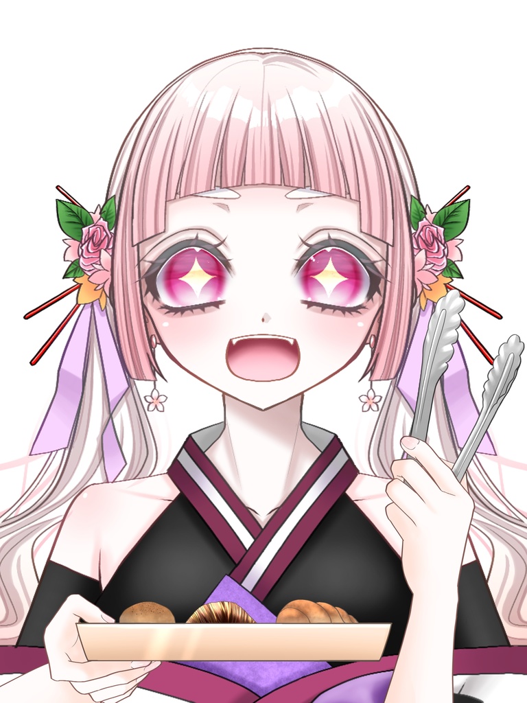 パン屋さんセット素材🥐🥖 おはようVTuber/おはようVライバー素材/おはようVTuber/おはようVライバー/VTuber素材/Vライバー素材(透過素材)