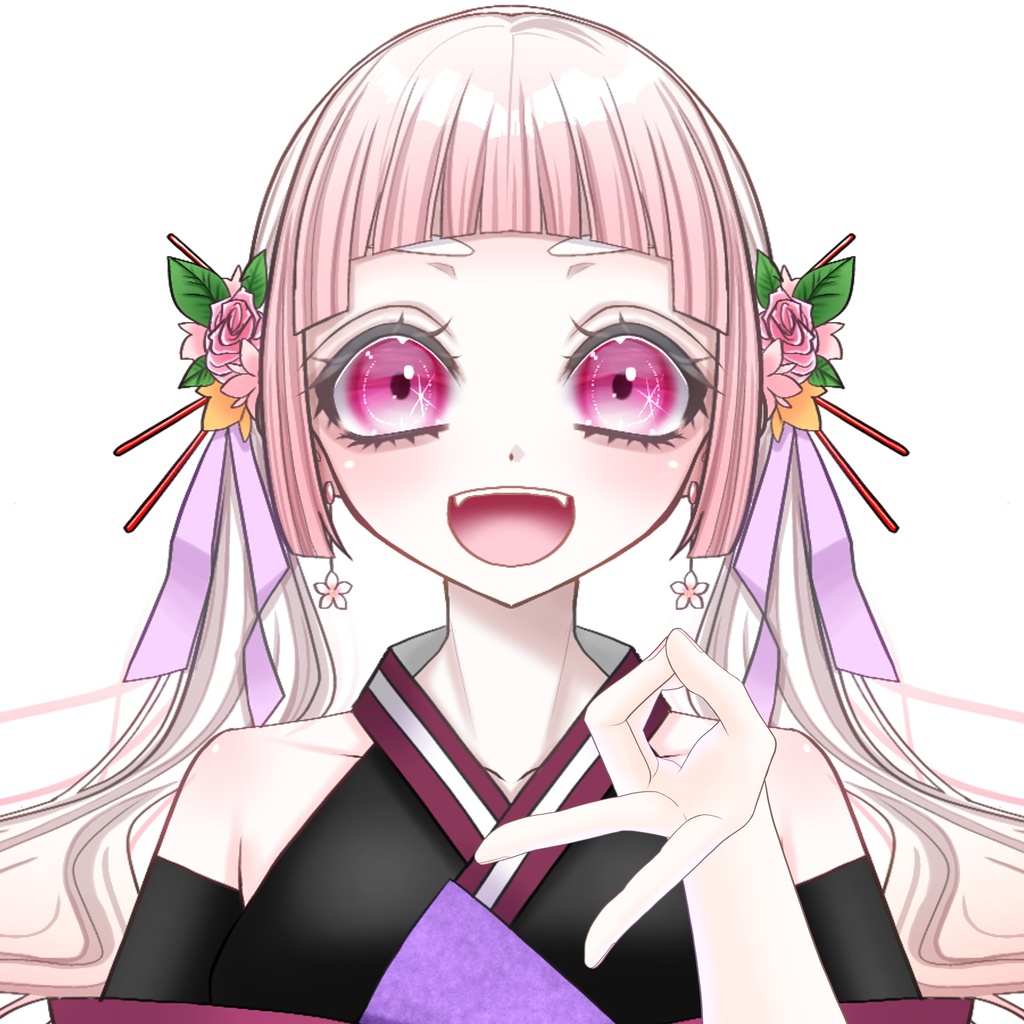 ギャルピース✌️の手の素材 おはようVTuber/おはようVライバー/おはようVTuber素材/おはようVライバー素材/VTuber素材/Vライバー素材(透過素材)