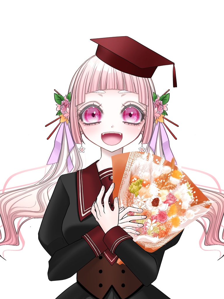 入学式衣装素材✨ (全3色)おはようVTuber/おはようVライバー/おはようVTuber素材/おはようVライバー素材/VTuber素材/Vライバー素材(透過素材)