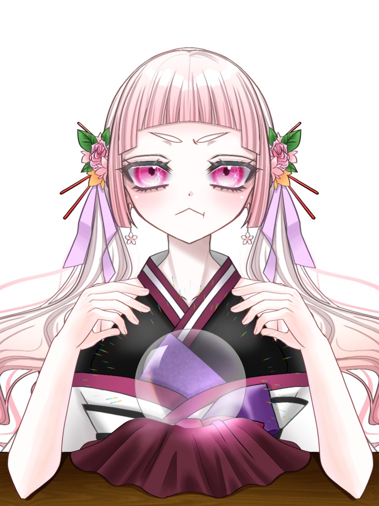 占い師になれる素材🔮 おはようVTuber/おはようVライバー/おはようVTuber素材/おはようVライバー素材/VTuber素材/Vライバー素材(透過素材)