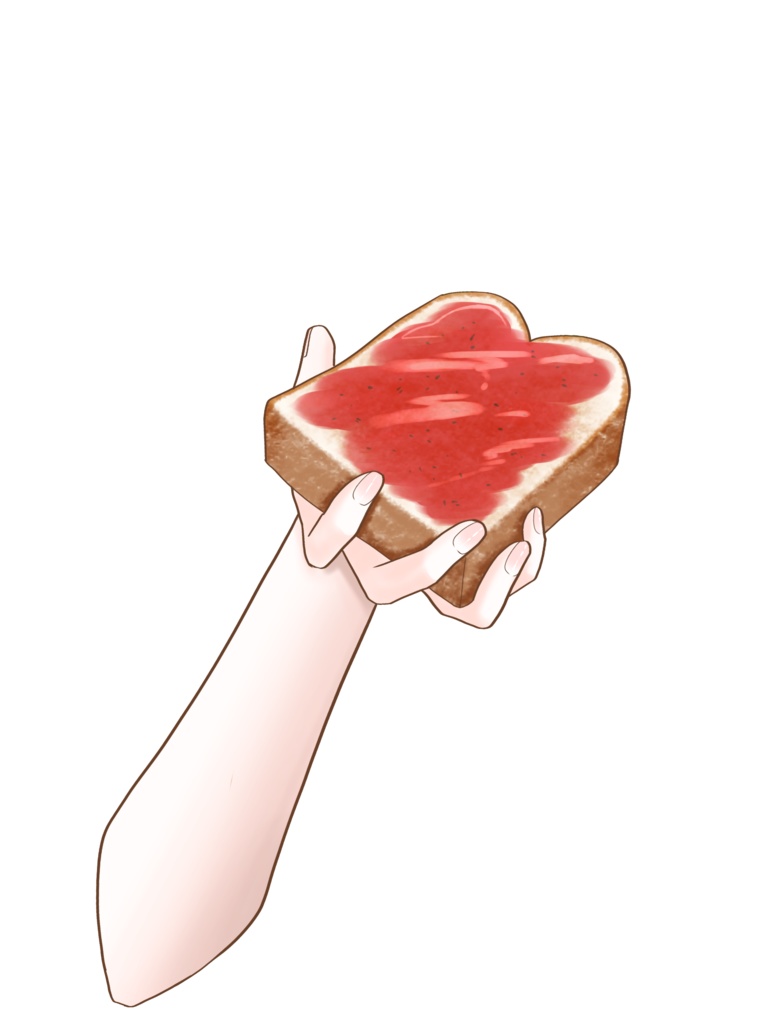 トーストを食べる素材🍞(全3種) VTuber素材/Vライバー素材/おはようVTuber/おはようVライバー/おはようVTuber素材/おはようVライバー素材(透過素材)