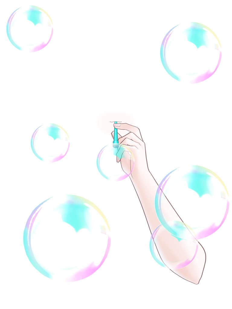 シャボン玉を吹く素材🪄🫧 VTuber素材/Vライバー素材/おはようVTuber/おはようVライバー/おはようVTuber素材/おはようVライバー素材 (透過素材)