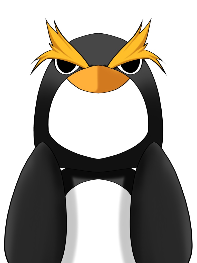 ペンギンの着ぐるみ素材(全2種) VTuber素材/Vライバー素材/おはようVTuber/おはようVライバー/おはようVTuber素材/おはようVライバー素材(透過素材)