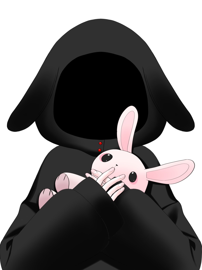 たれ耳うさぎパーカー素材🐰(全5種) VTuber素材/Vライバー素材/おはようVTuber/おはようVライバー/おはようVTuber素材/おはようVライバー素材(透過素材)