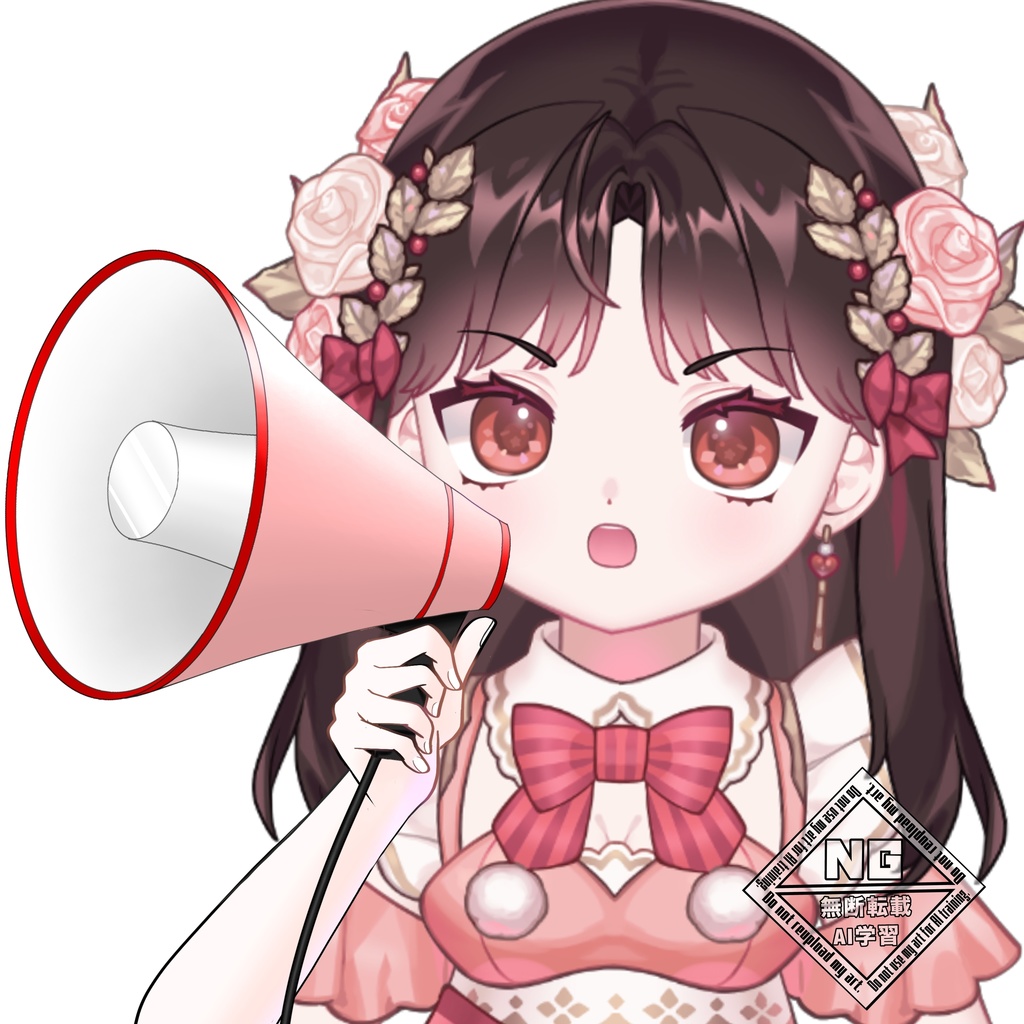 拡声器の素材📢✨(全6色) VTuber素材/Vライバー素材/おはようVTuber/おはようVライバー/おはようVTuber素材/おはようVライバー素材(透過素材)