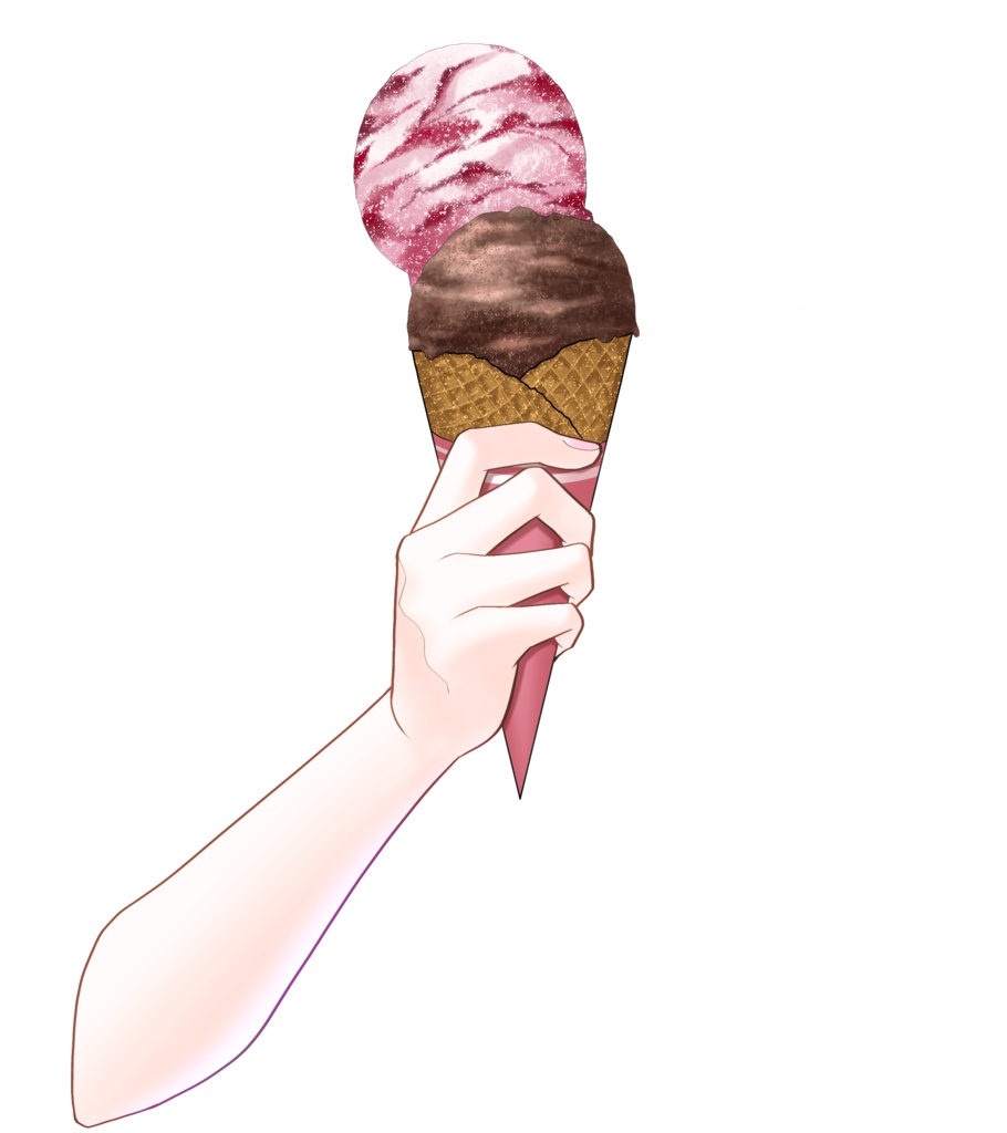 アイスクリーム素材✨🍨 VTuber素材/Vライバー素材/おはようVTuber/おはようVライバー/おはようVTuber素材/おはようVライバー素材(透過素材)