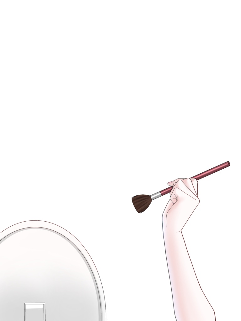 メイク中!な素材💄✨ VTuber素材/Vライバー素材/おはようVTuber/おはようVライバー/おはようVTuber素材/おはようVライバー素材 (透過素材)