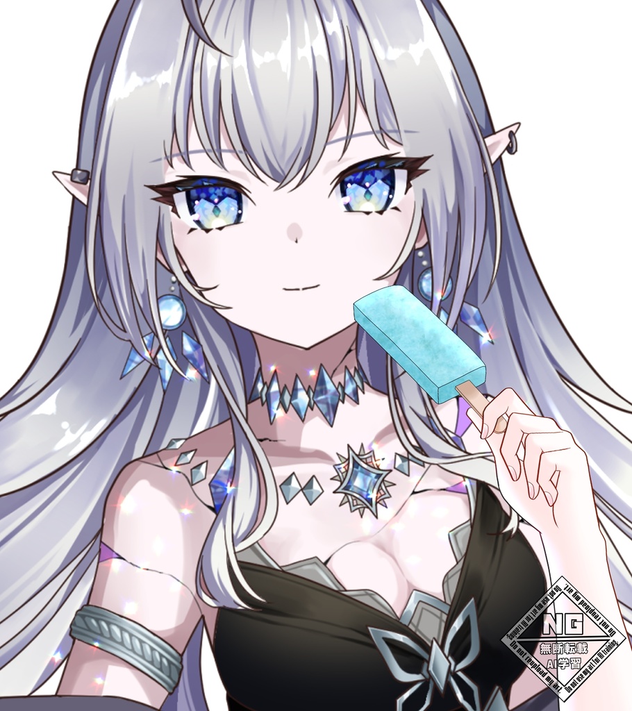 アイス素材(全3色)✨☀️ VTuber素材/Vライバー素材/おはようVTuber/おはようVライバー/おはようVTuber素材/おはようVライバー素材 (透過素材)