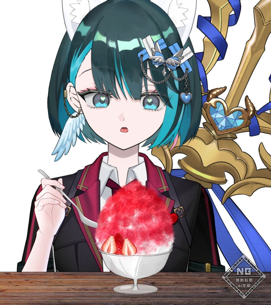 山盛りかき氷素材🍧 (全５色) VTuber素材/Vライバー素材/おはようVTuber/おはようVライバー/おはようVTuber素材/おはようVライバー素材(透過素材)