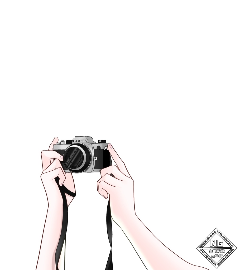 カメラを持つ手の素材📸 VTuber素材/Vライバー素材/おはようVTuber/おはようVライバー/おはようVTuber素材/おはようVライバー素材 (透過素材)