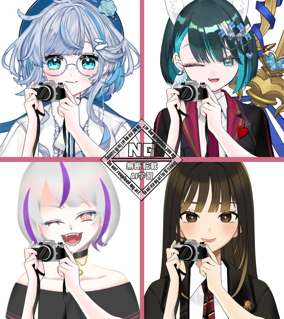カメラを持つ手の素材📸 VTuber素材/Vライバー素材/おはようVTuber/おはようVライバー/おはようVTuber素材/おはようVライバー素材 (透過素材)
