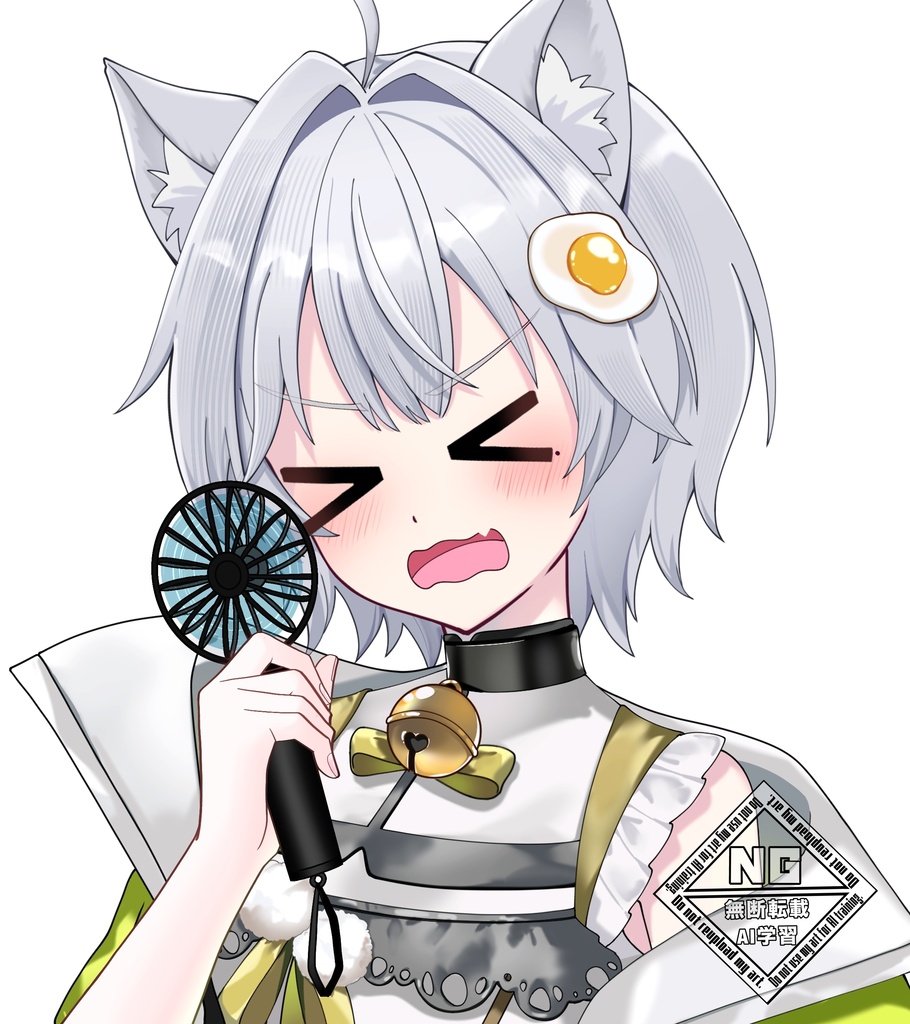 ハンディファンを持つ手の素材🍃 VTuber素材/Vライバー素材/おはようVTuber/おはようVライバー/おはようVTuber素材/おはようVライバー素材 (透過素材)