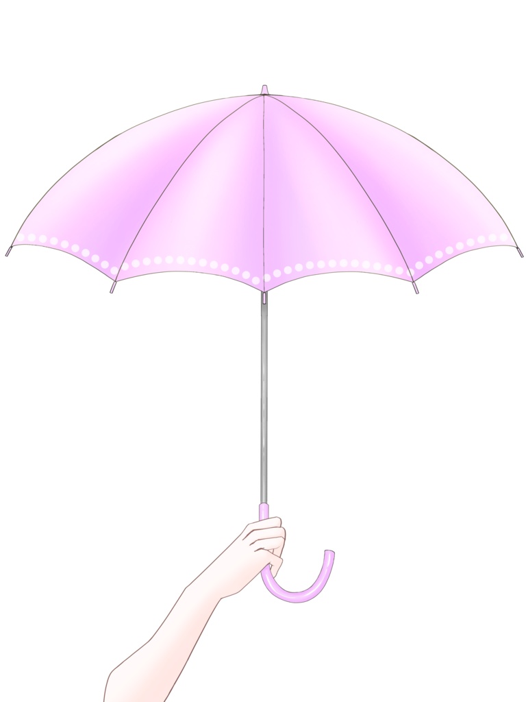 傘を差す素材☔️(全3色) VTuber素材/Vライバー素材/おはようVTuber/おはようVライバー/おはようVTuber素材/おはようVライバー素材 (透過素材)