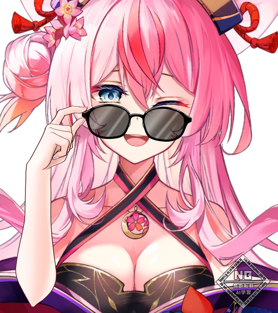 【VTuber素材】サングラスを持つ素材😎