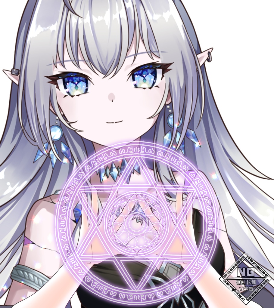 【VTuber素材】魔法陣を繰り出す手の素材✡️【無償素材】(透過素材)