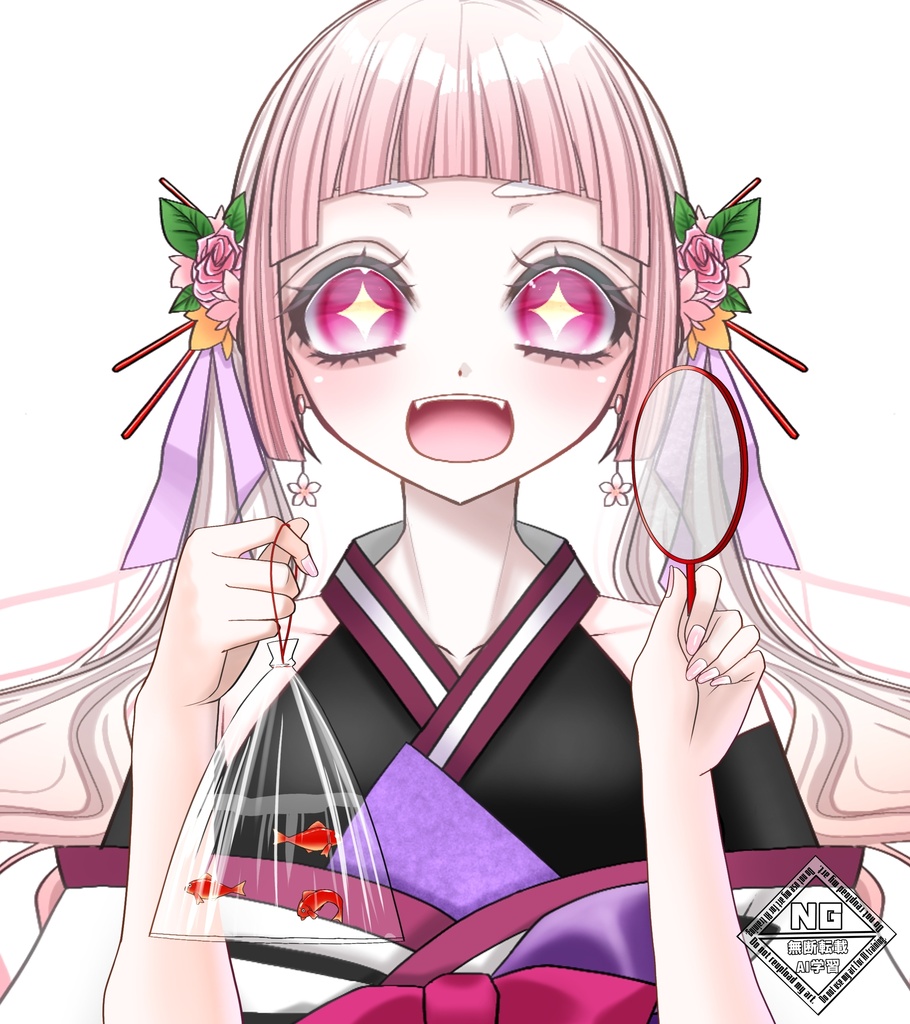 【VTuber素材】金魚すくいの素材✨【無償素材】(透過素材)