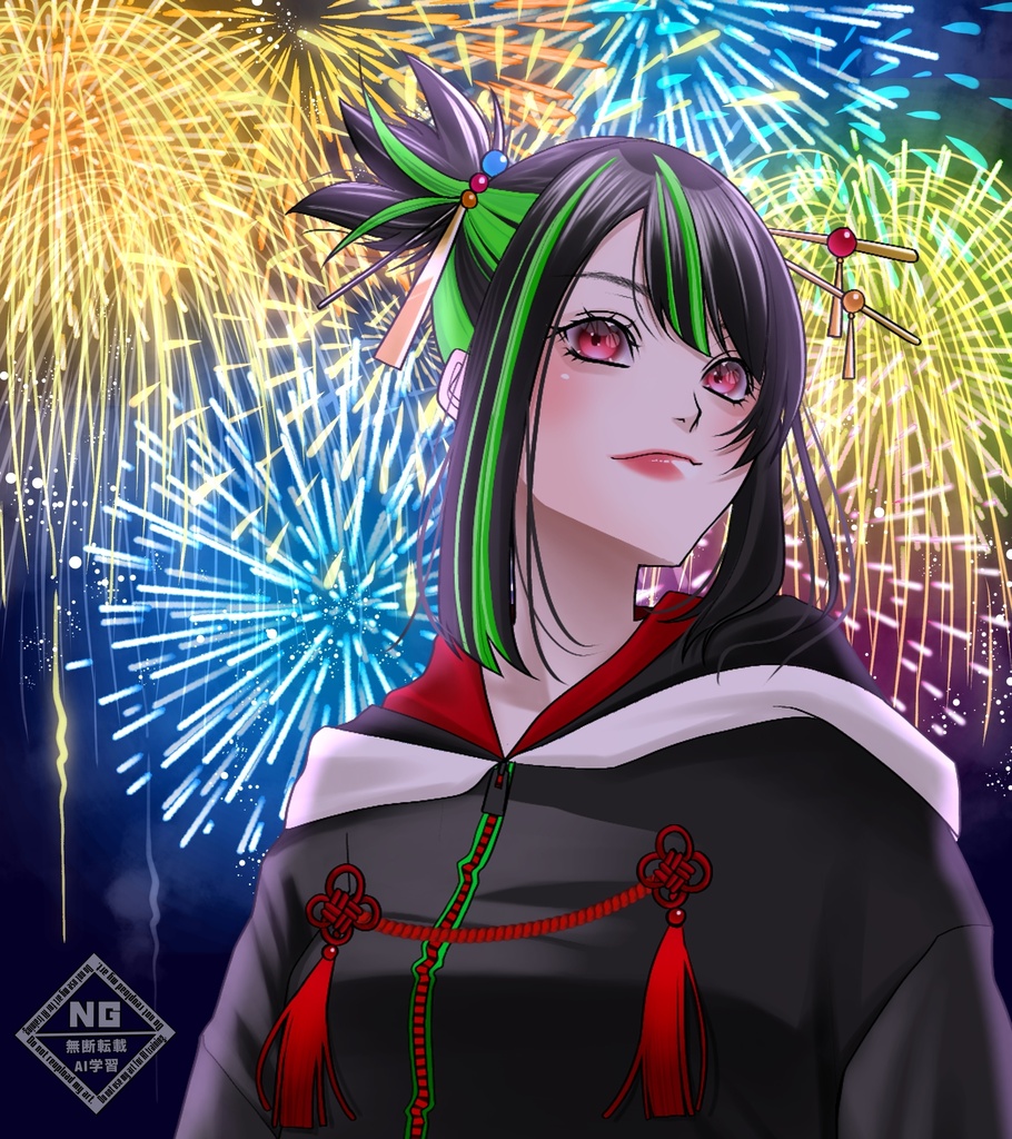 【VTuber素材】花火背景素材🎇🎆【無償素材】