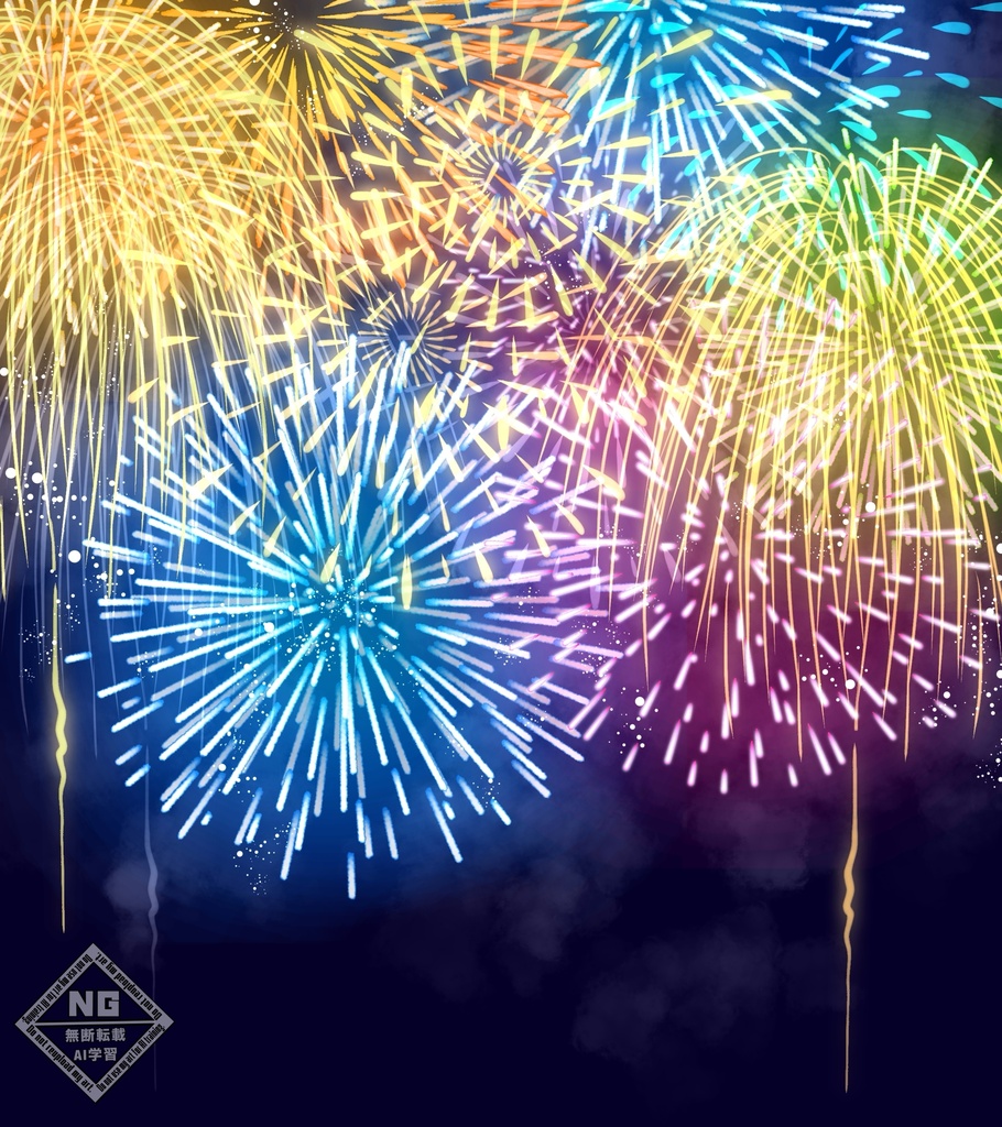 【VTuber素材】花火背景素材🎇🎆【無償素材】
