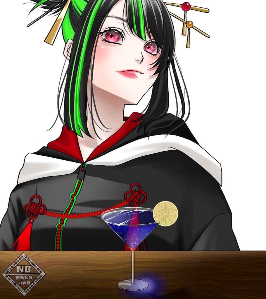 オシャレなカクテルの素材🍸✨️【VTuber素材】【無償素材】(透過素材)