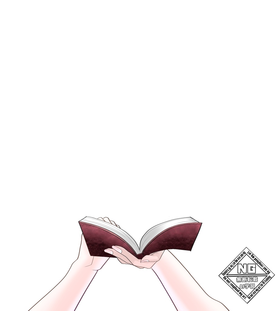 本を読む手の素材📕✨【VTuber素材】【無償素材】(透過素材)