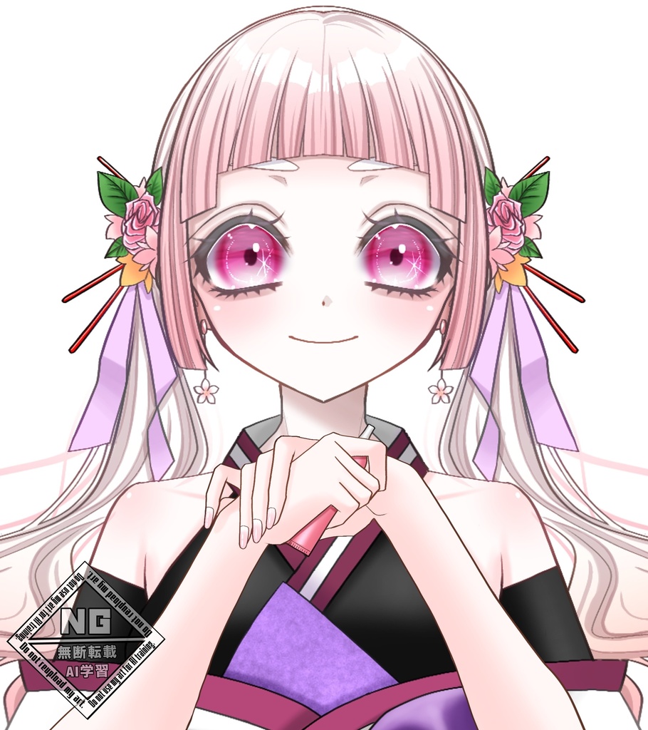 ハンドケアをする手の素材💗【VTuber素材】【無償素材】(透過素材)