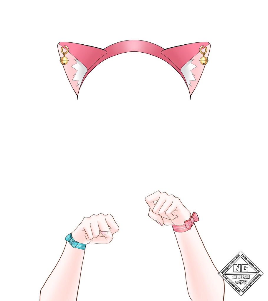 猫耳と猫の手ポーズの素材ꧦ𐅁𐀸𐋠𛰙᭜𖫴𖫰𖫱𖫳𖫲𖫲𖫳𖫴𖫰𖫱꛰ﯩᩝ︪᭜𖫴𖫰𖫱𖫳𖫲𖫲𖫳𖫴𖫰𖫱꛰ީᩝ𛰚(全4色)【VTuber素材】【無償素材】(透過素材)