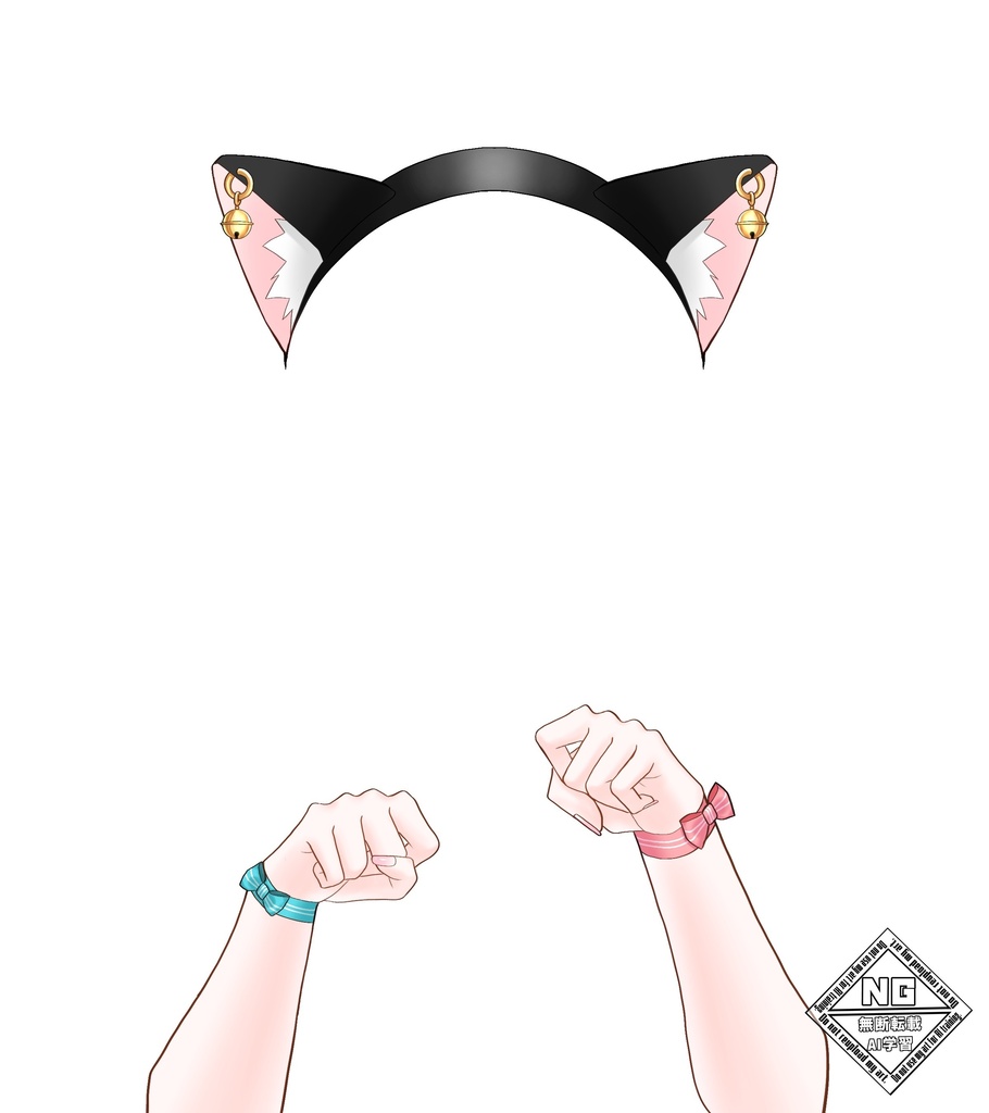 猫耳と猫の手ポーズの素材ꧦ𐅁𐀸𐋠𛰙᭜𖫴𖫰𖫱𖫳𖫲𖫲𖫳𖫴𖫰𖫱꛰ﯩᩝ︪᭜𖫴𖫰𖫱𖫳𖫲𖫲𖫳𖫴𖫰𖫱꛰ީᩝ𛰚(全4色)【VTuber素材】【無償素材】(透過素材)