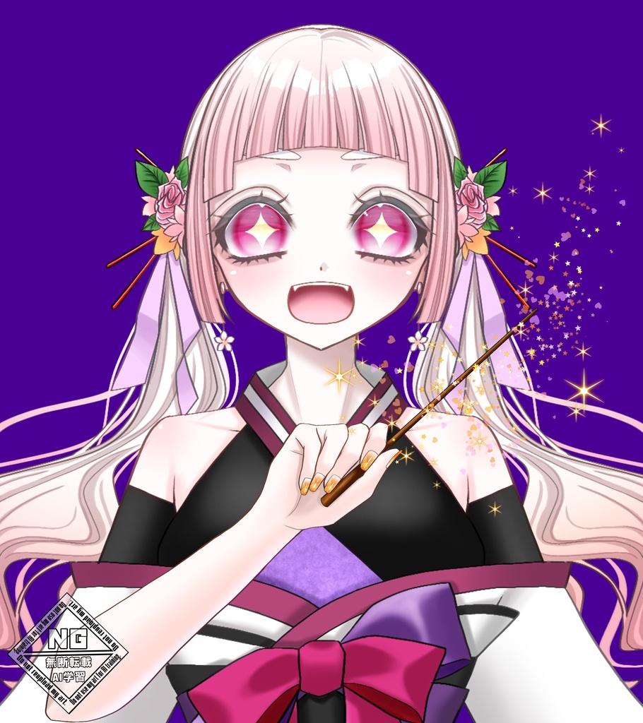 ハロウィン素材第16弾🎃魔法の杖を持つ手の素材🪄︎︎✨【VTuber素材】【フリー素材】