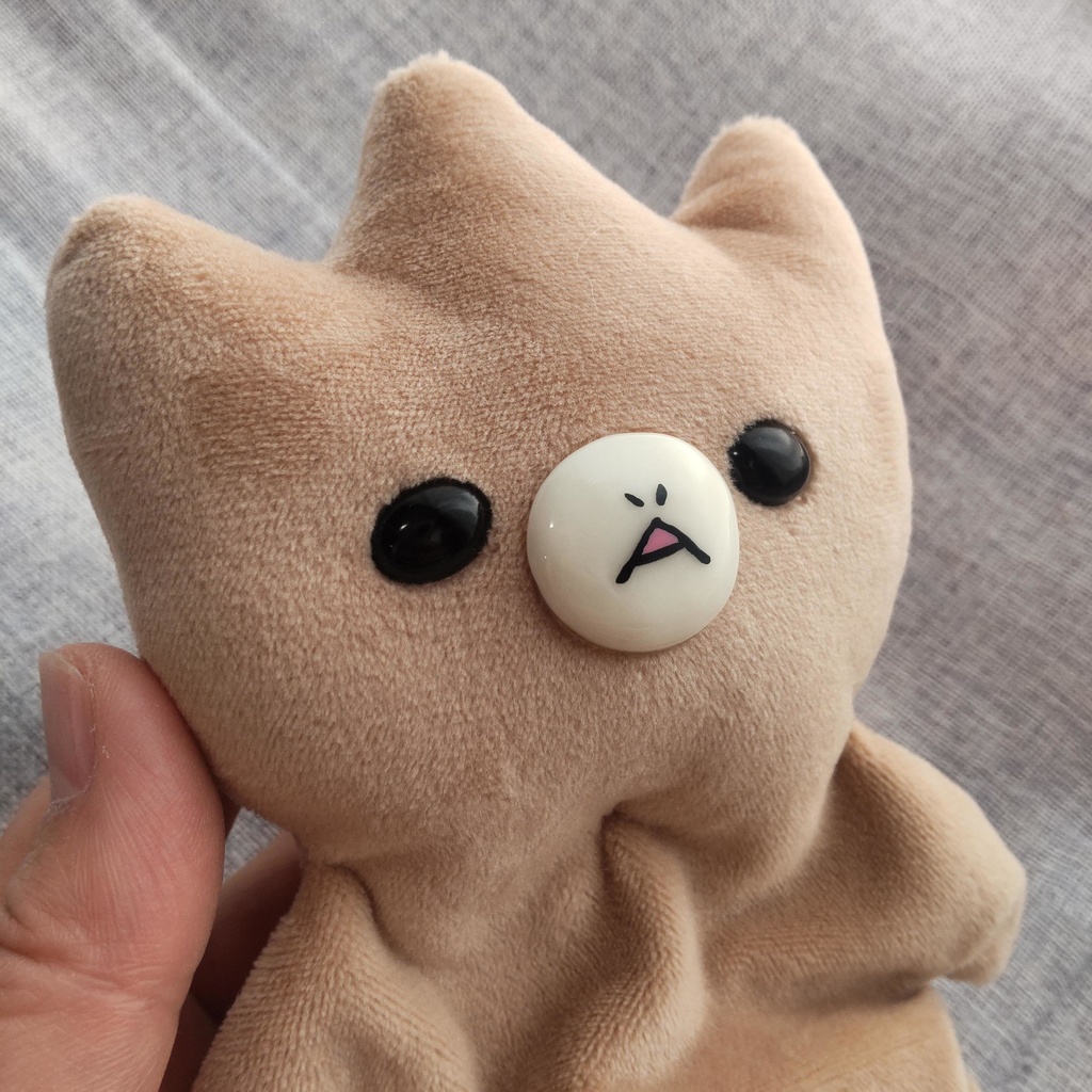 クタクタぬいぐるみ【ヘンテコな生き物あちゃ】【茶色】