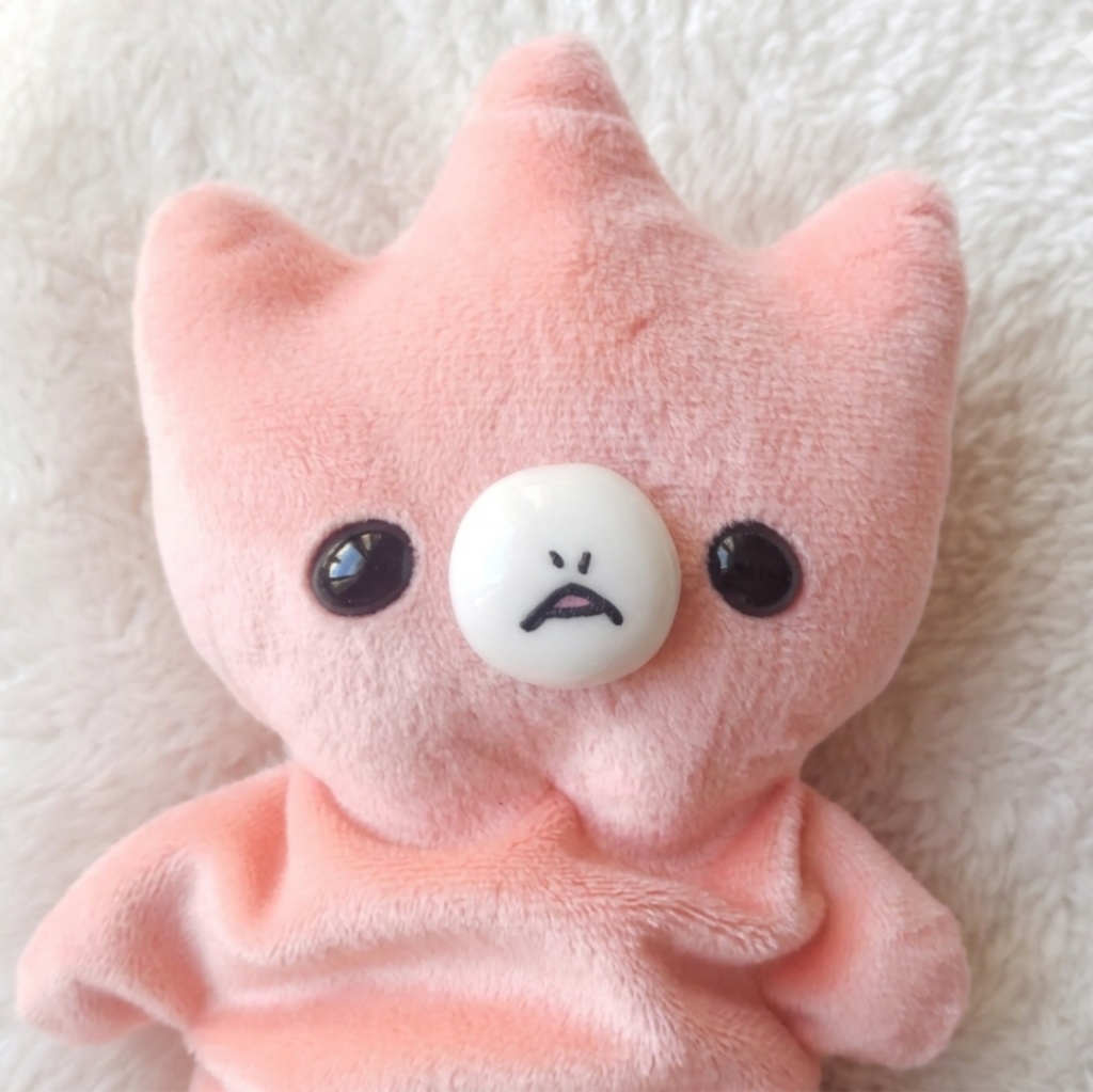 クタクタぬいぐるみ【ヘンテコな生き物あちゃ】【フラミンゴピンク】