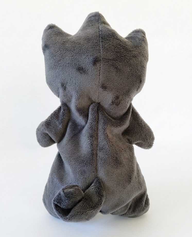 クタクタぬいぐるみ【ヘンテコな生き物あちゃ】【チャコールグレー】