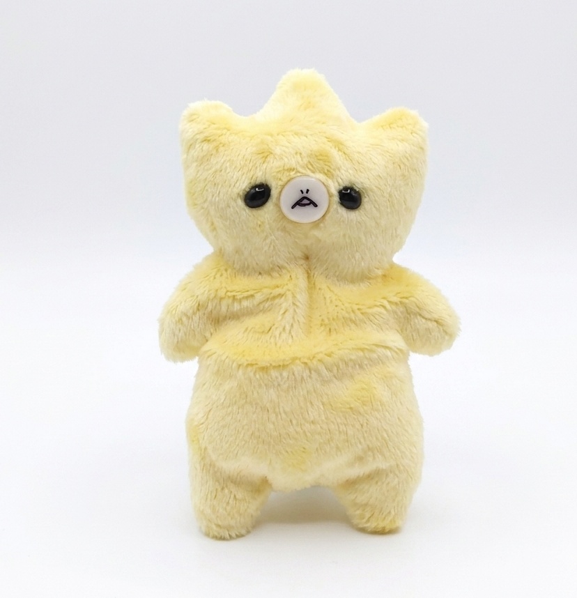 ヘンテコな生き物あちゃ【モコモコぬいぐるみ】【イエロー】
