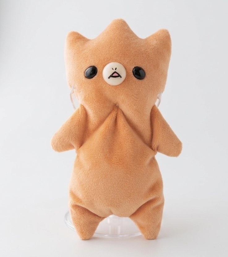 ヘンテコな生き物あちゃ【クタクタぬいぐるみ】【アプリコット】