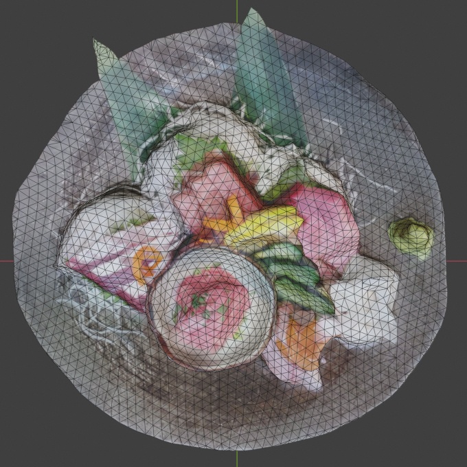 【3D食品】刺身盛合せ【FBX】