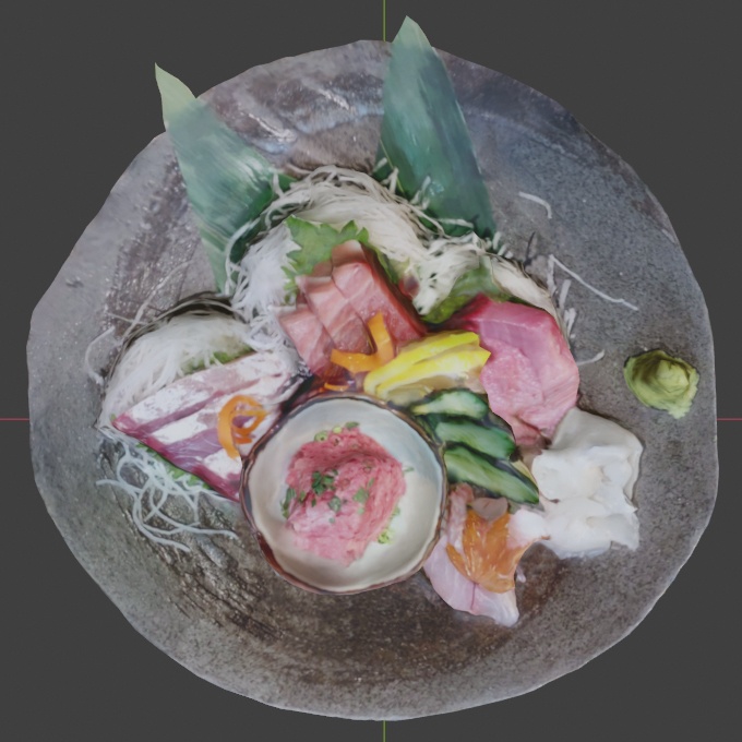 【3D食品】刺身盛合せ【FBX】