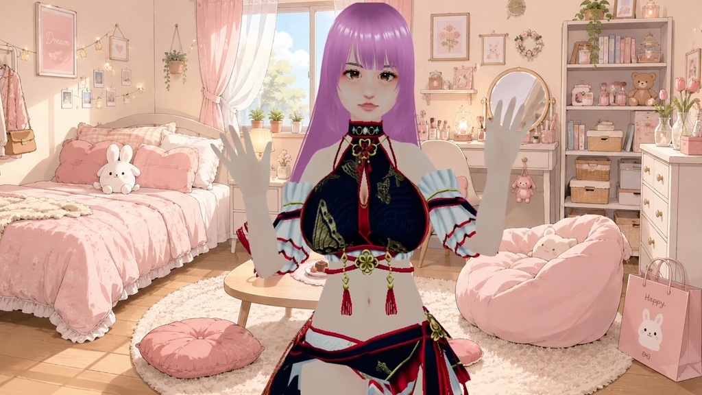 【無料】AIチャット、VTuber用「自然な立ち待機モーション」VRMA