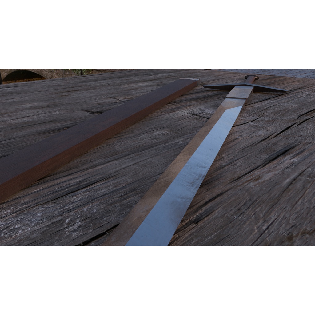 3Dモデル 西洋剣