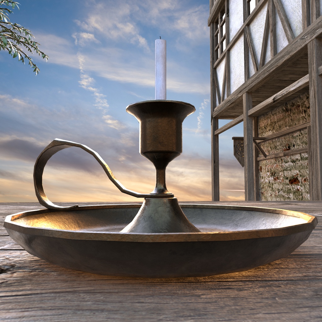 3Dモデル Candle Holder