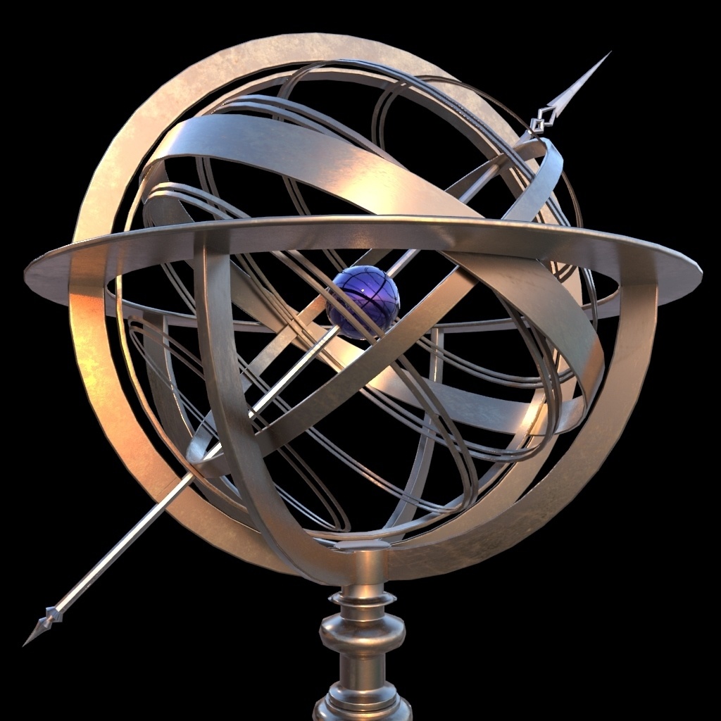 3Dモデル 天球儀