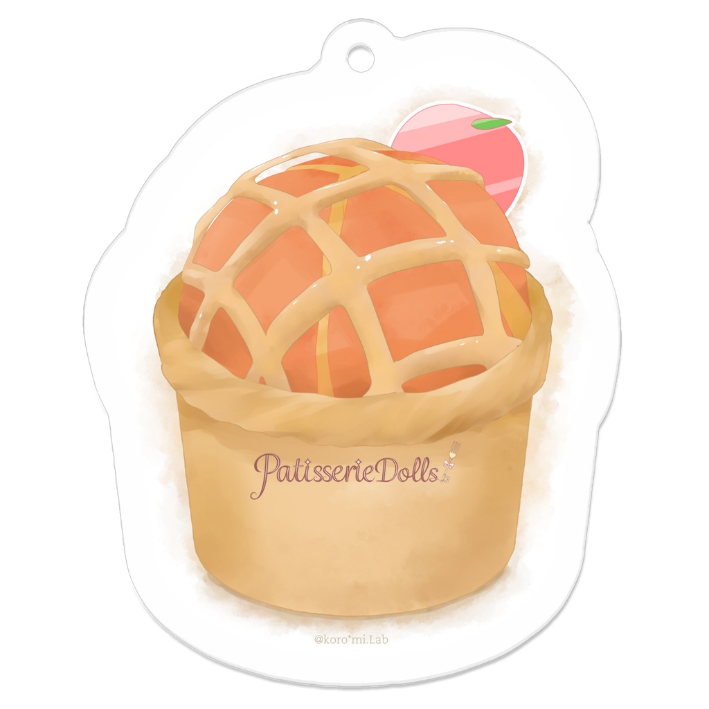 Patisserie Dolls ✦ ポメット アクリルキーホルダー(50mm) ✦ りんごパイ