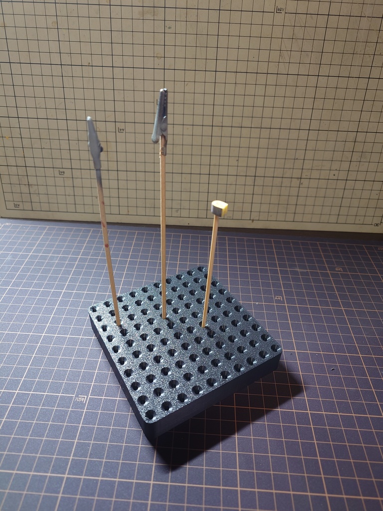 塗装ベース マグネット付き