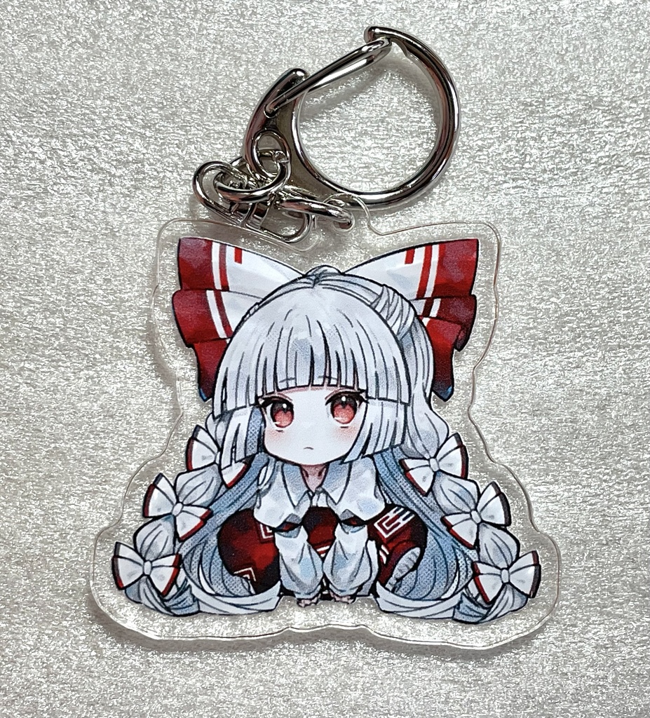 妹紅　アクリルキーホルダー 50×50㎜