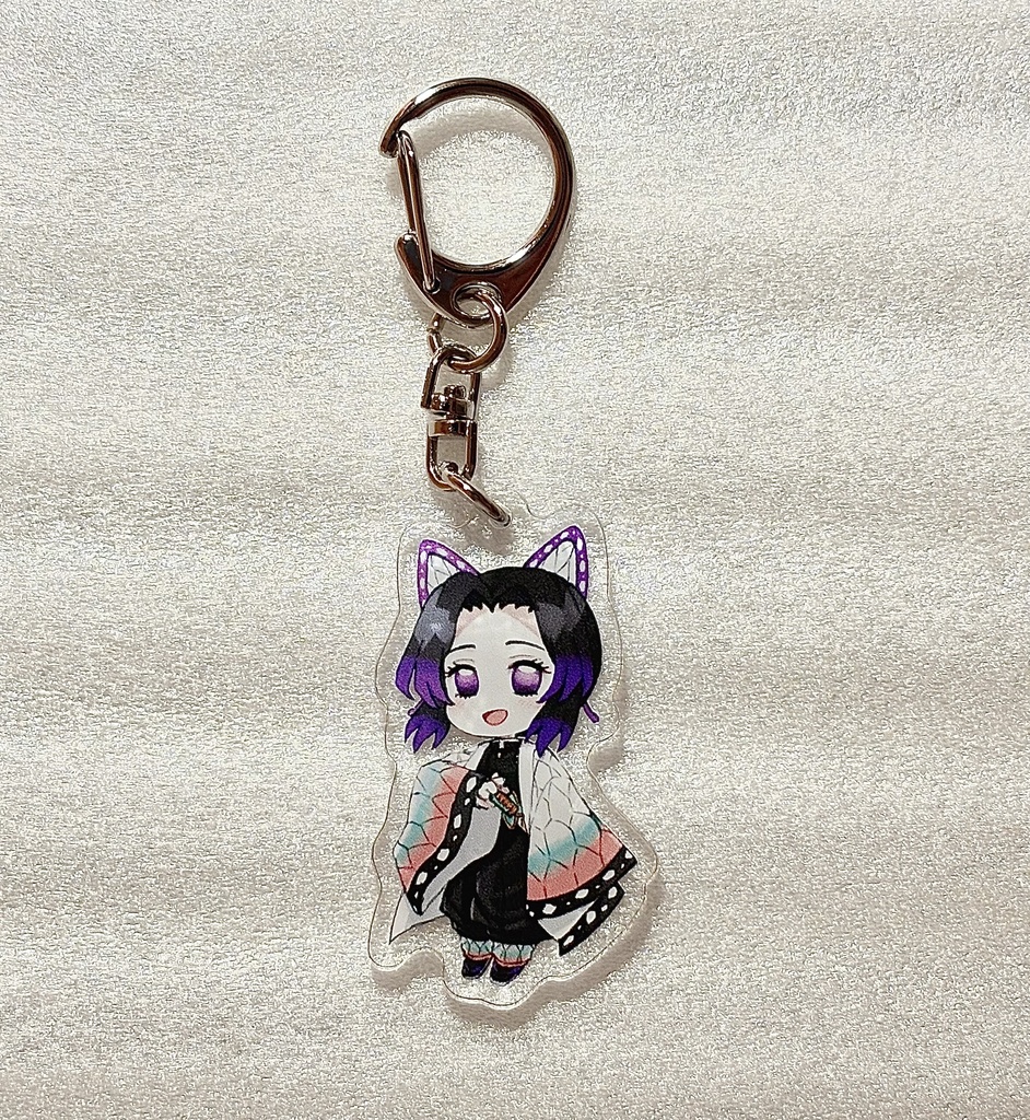 しのぶ　アクリルキーホルダー 50×50mm