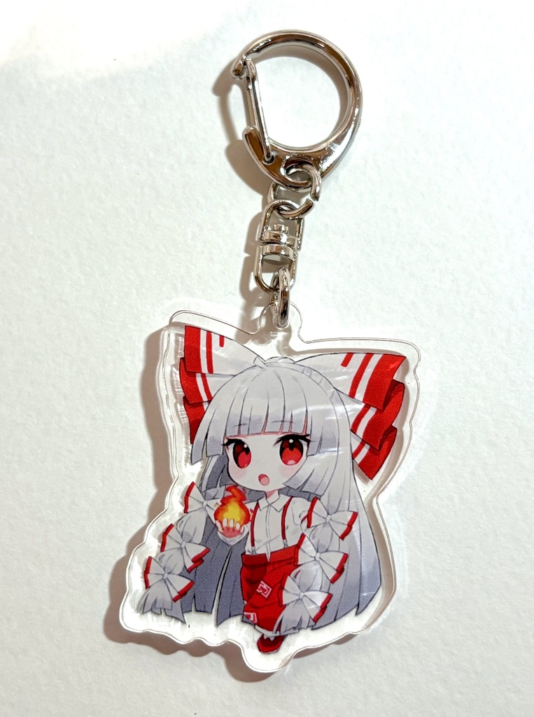 アクリルキーホルダー　妹紅　50×50㎜