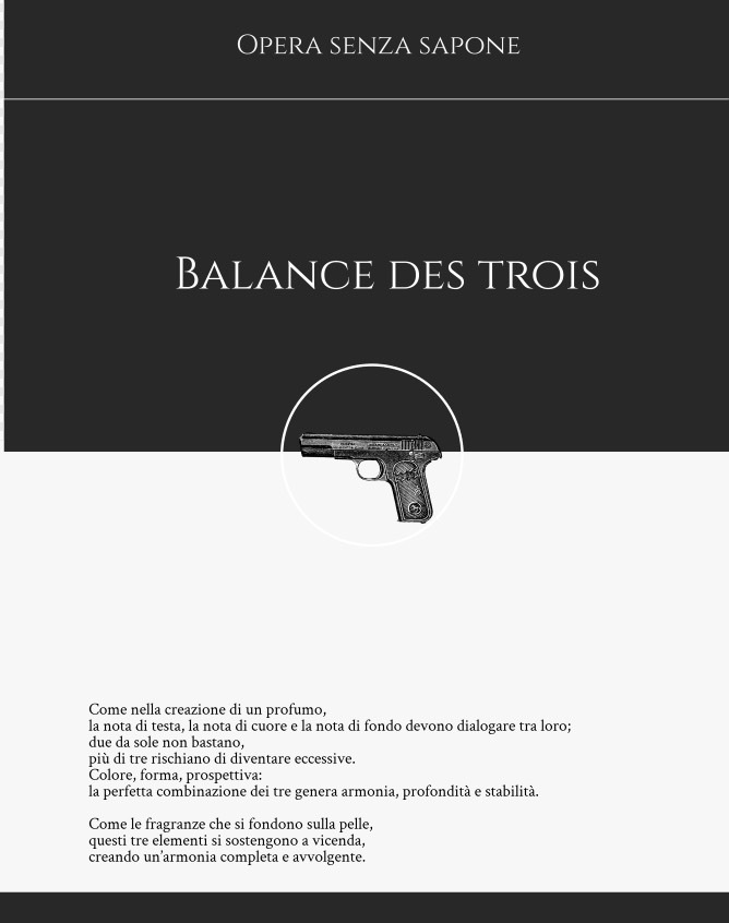 【Opera senza sapone】Balance des trois